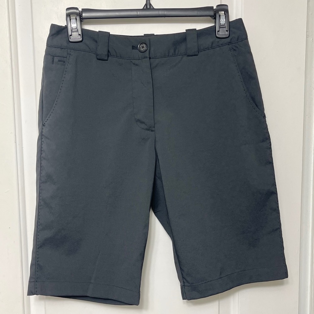 Nike Golf Dri Fit Tour Performance 10" Inseam Shorts in Black Size 4 P - Picture 2 of 11